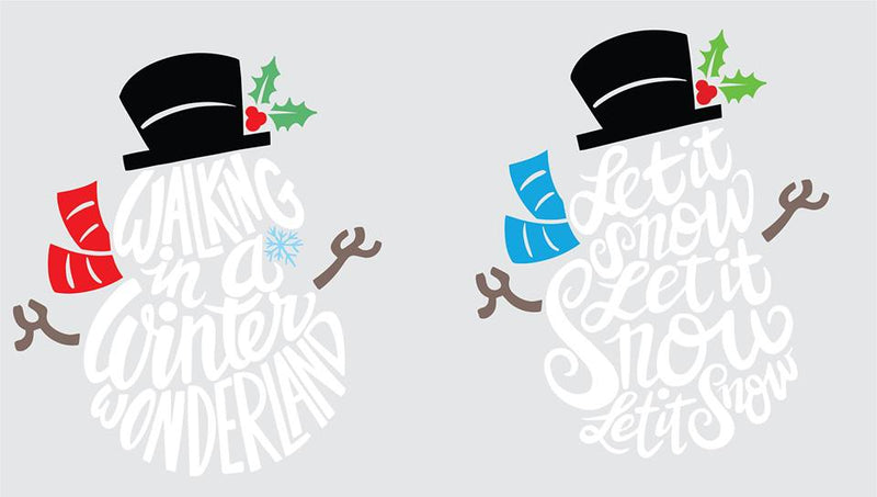 Snowman Christmas Transfers