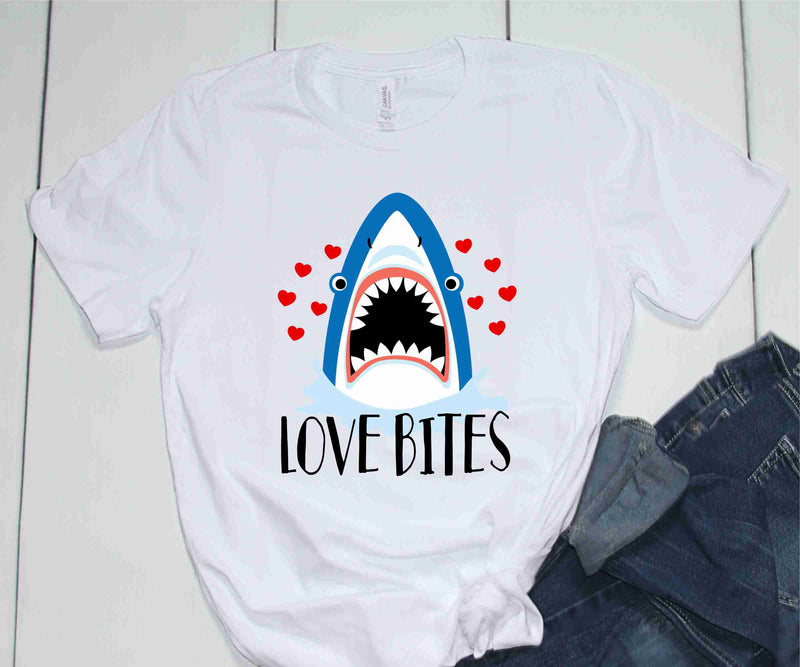 Love Bites Shark - Transfer
