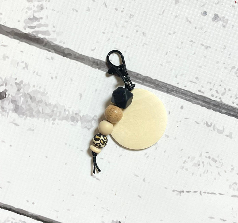 Leopard Bead Keychain