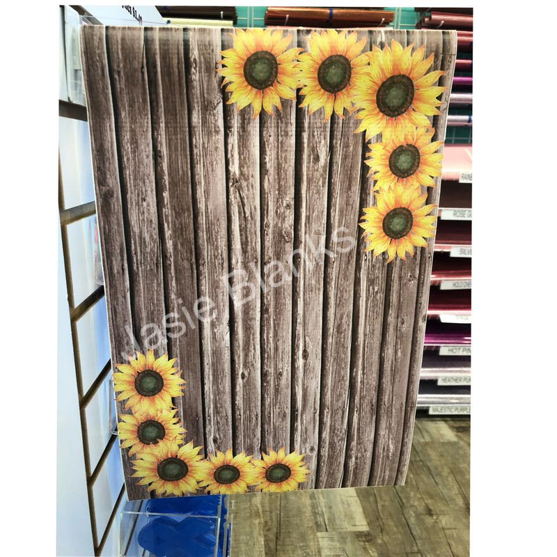Garden Flag- Sunflower Flag - Wooden