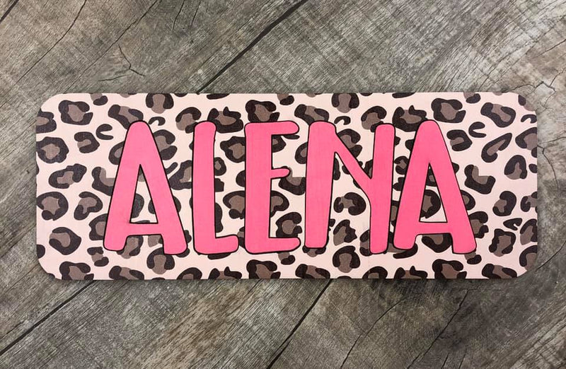 Puzzle Name Boards- Pattern - Decor