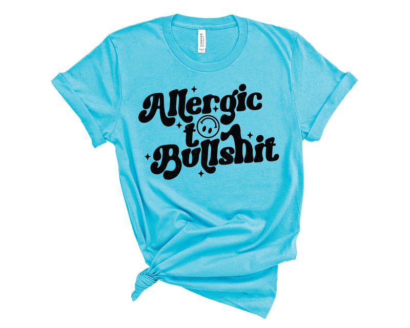 Allergic To Bullshit Retro - Graphic Tee