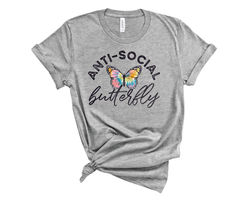 Anti-Social Butterfly Tie Dye  - Transfer