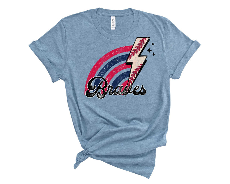 Braves Lightning Bolt - Graphic Tee