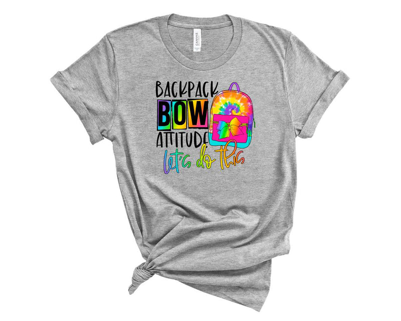 Backpack Bow Attitude - Graphic Tee