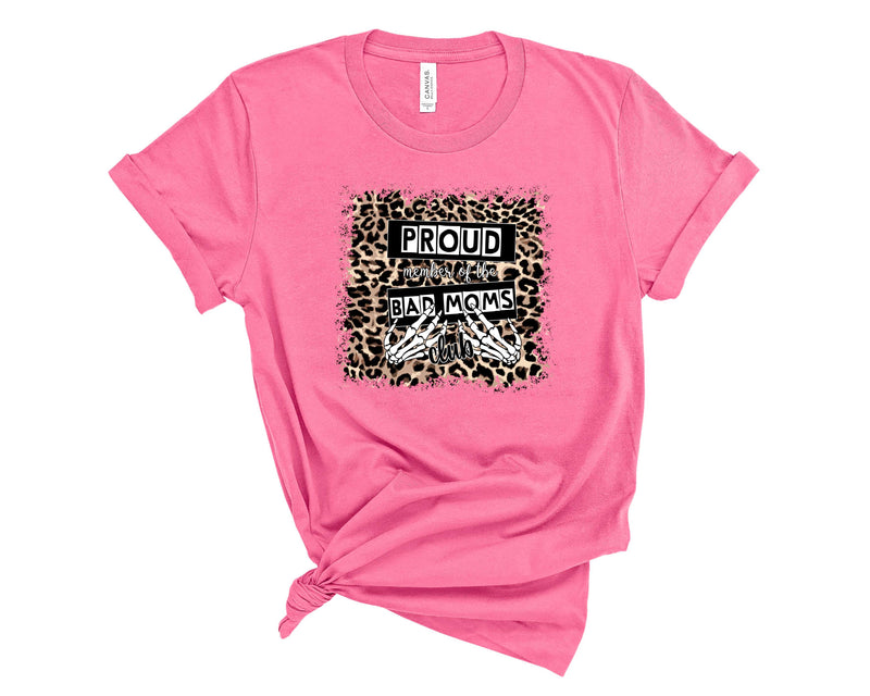 Bad Moms Club Leopard - Graphic Tee