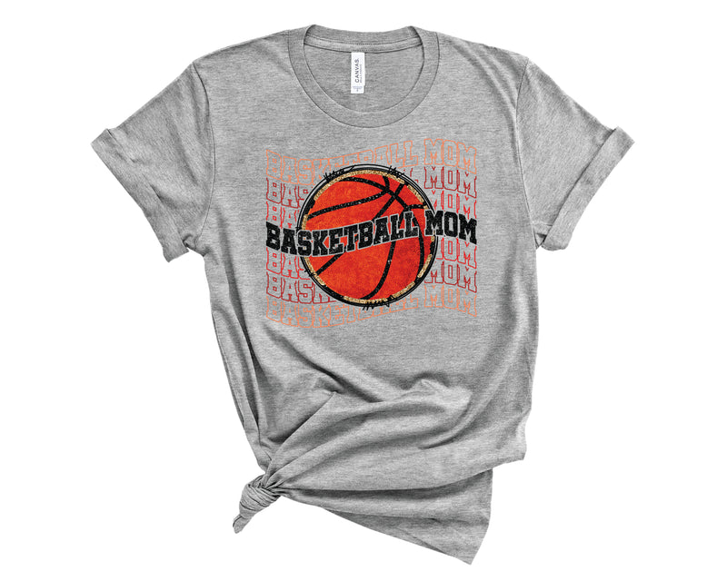 Basketball Mom Stacked - Graphic Tee