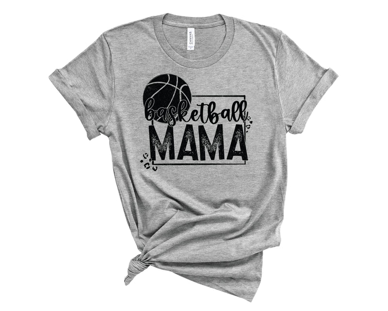 Basketball mama Grunge Leopard - Graphic Tee