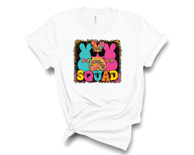 Bunny Squad Tie Dye Leopard - Graphic Tee