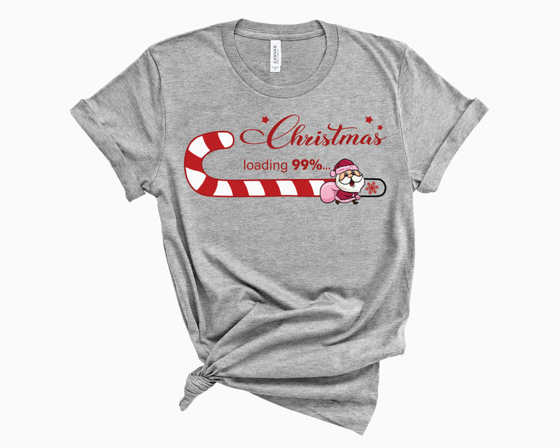 Christmas Loading Candy Cane- Graphic Tee