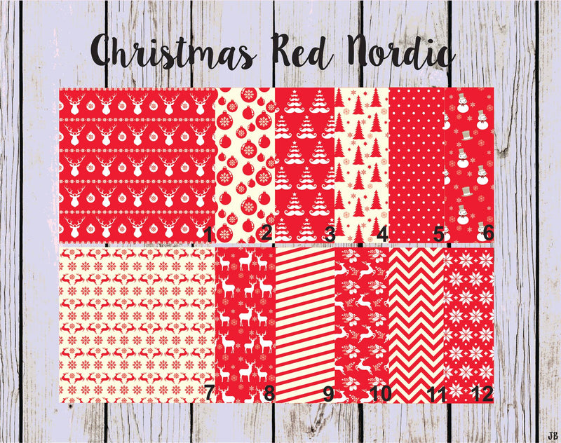 Christmas Red Nordic