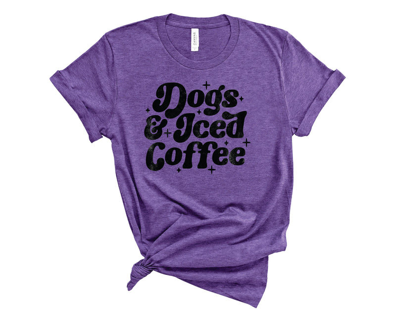 Dogs & Iced Coffee Retro - Graphic Tee