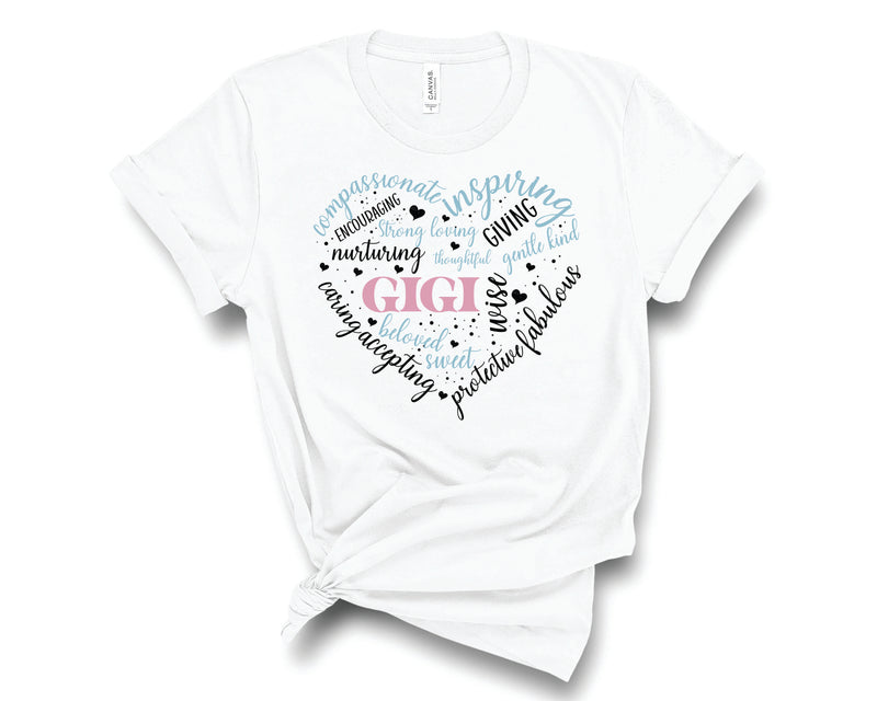 Doodle Heart GIGI - Graphic Tee