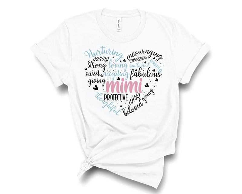 Doodle Heart MIMI- Graphic Tee