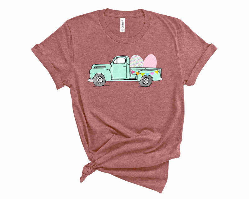 Easter truck pink - Transfer