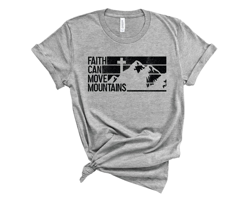 Faith Can Move Mountains Black - Transfer