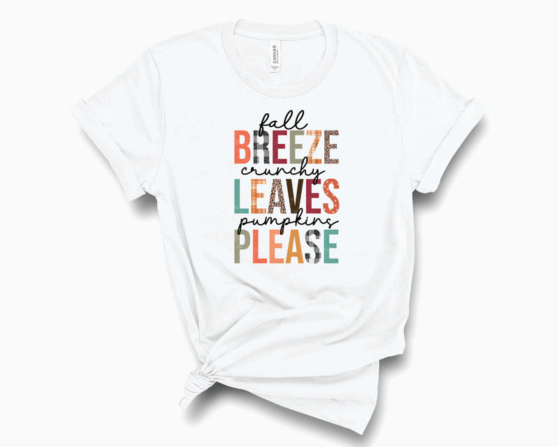 Fall Breeze Pumpkins Please- Graphic Tee