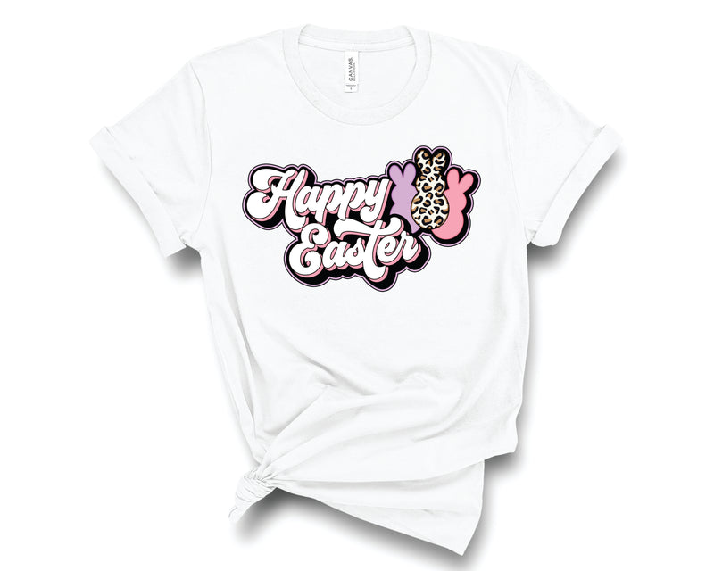 Happy Easter Script Pink - Graphic Tee