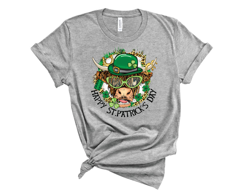 Happy St. Patrick's Day Cow - Graphic Tee