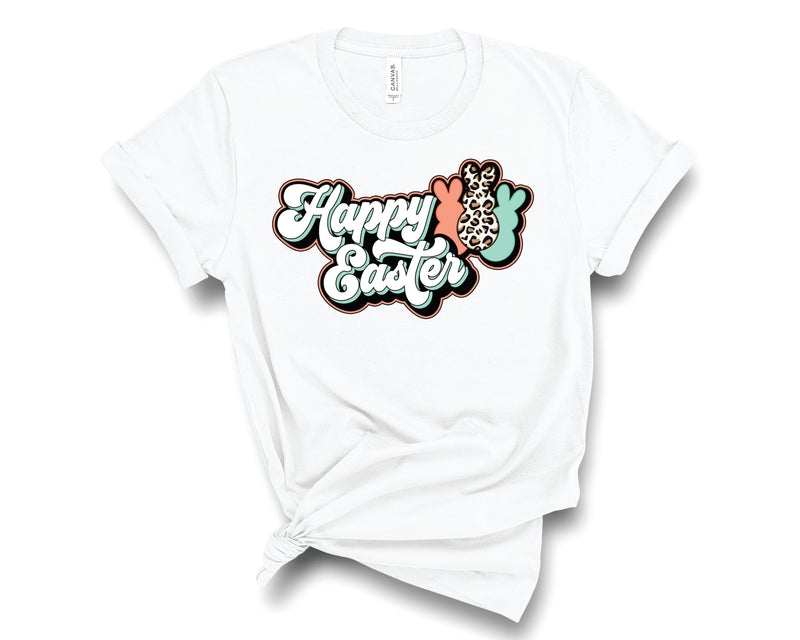 Happy Easter Script Peach - Graphic Tee