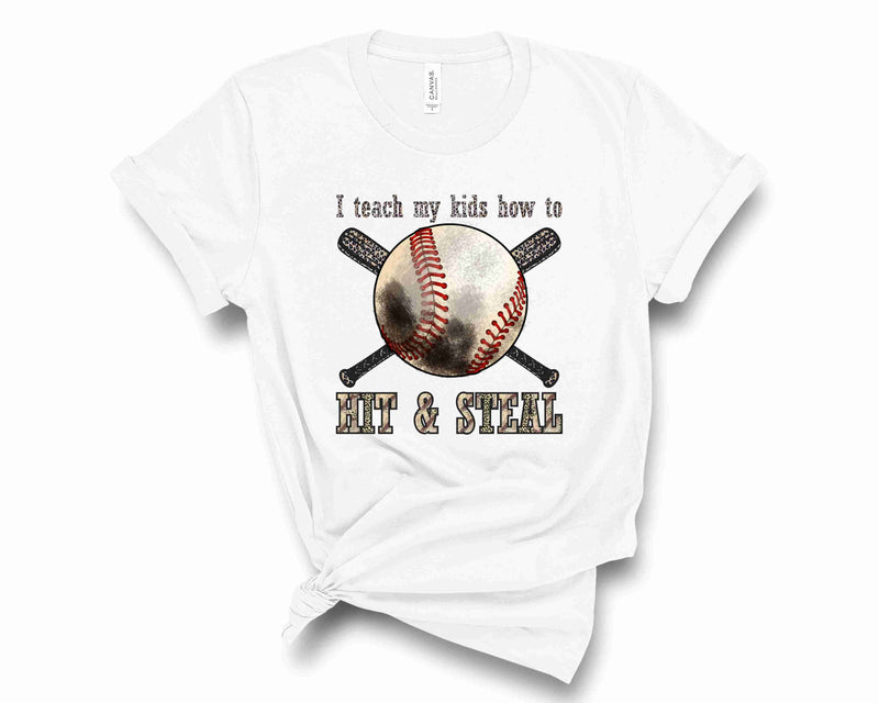 Hit & Steal Baseball - Graphic Tee