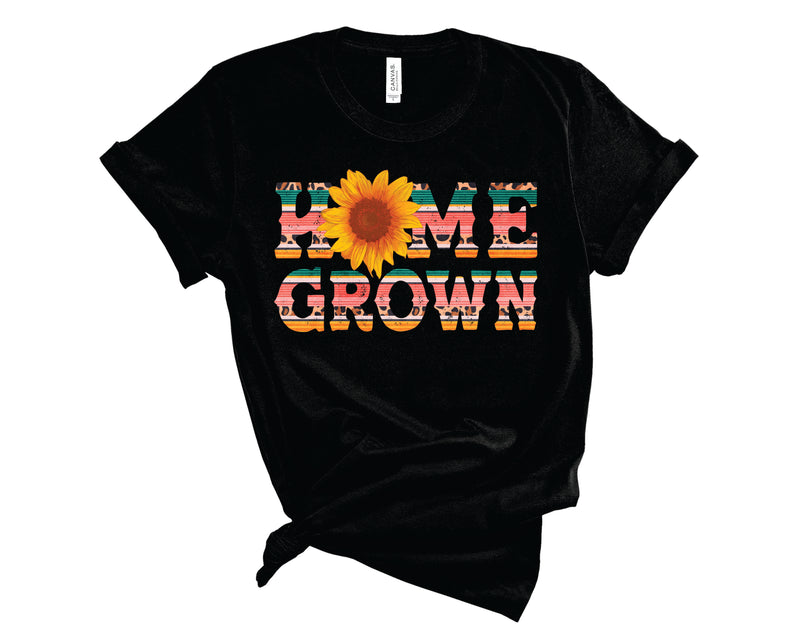 Home Grown Sunflower Serape - Transfer