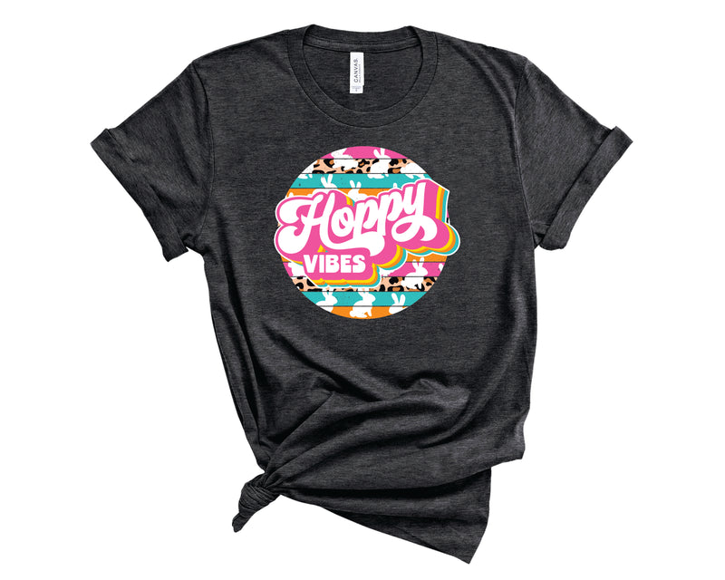 Hoppy Vibes Retro Circle Leopard - Transfer