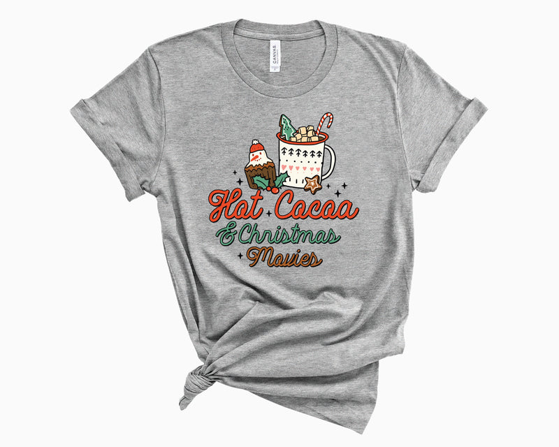 Hot Cocoa And Christmas Movies- Graphic Tee