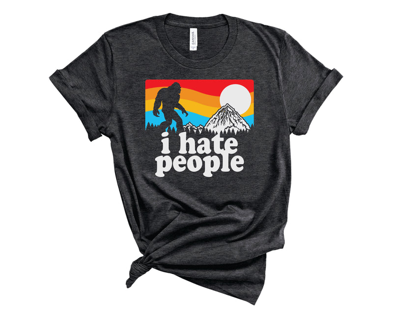 I Hate People Bigfoot - Graphic Tee