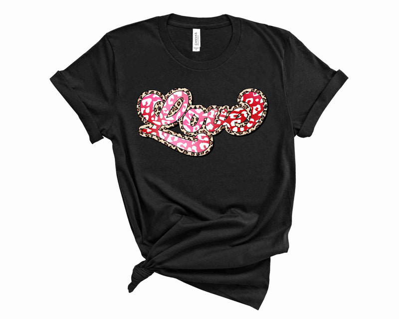 Love Leopard- Graphic Tee