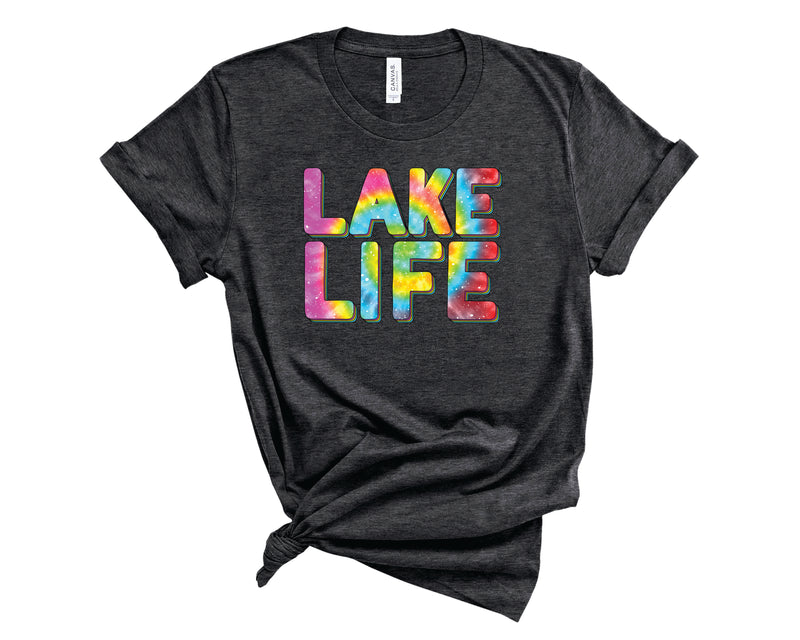Lake Life Tie Dye Distressed -  Transfer