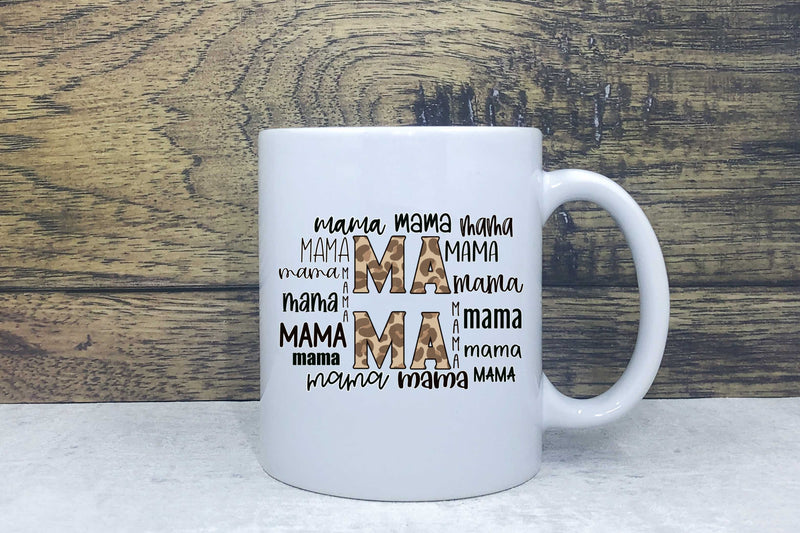 Ceramic Mug - Leopard MAMA