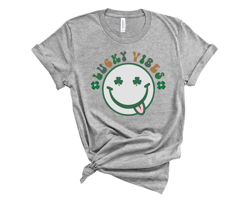 Lucky Vibes Retro Smiley - Transfer