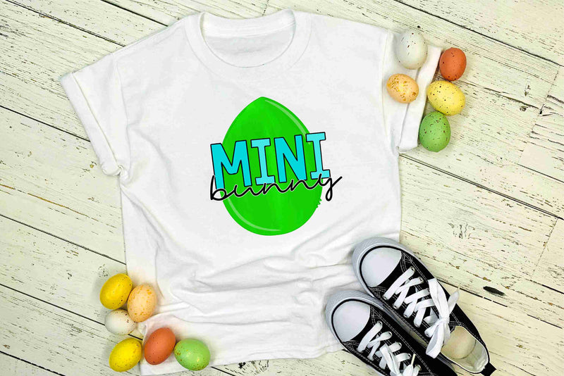 MINI Bunny - Green Blue - Graphic Tee