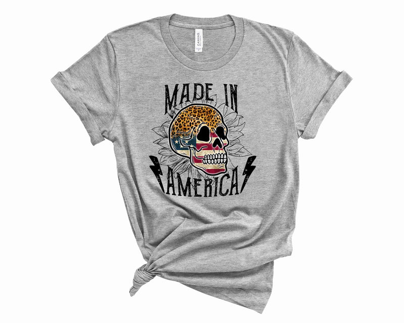 Made In America Leopard- Graphic Tee