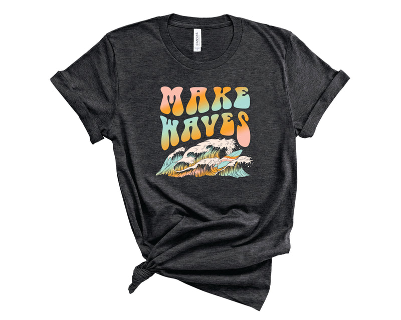 Make Waves Retro - Graphic Tee