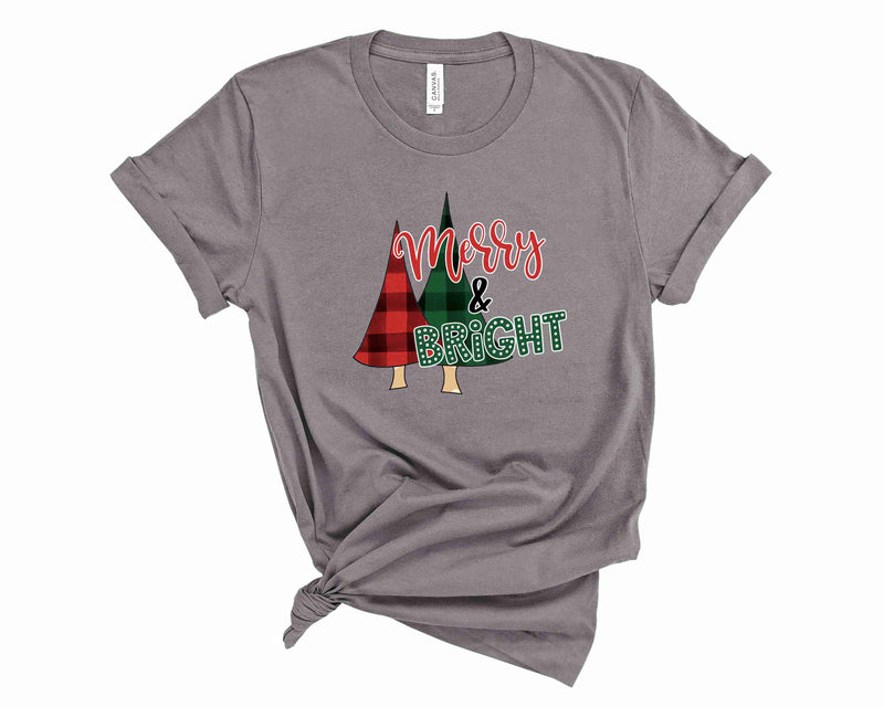 Merry and Bright Trees  - Graphic Tee