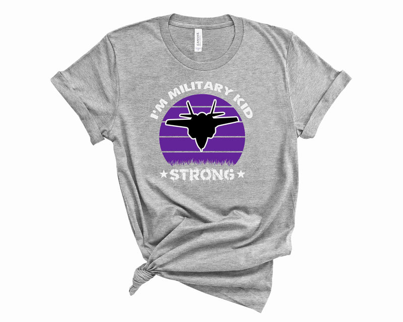 Military Kid Strong- Graphic Tee