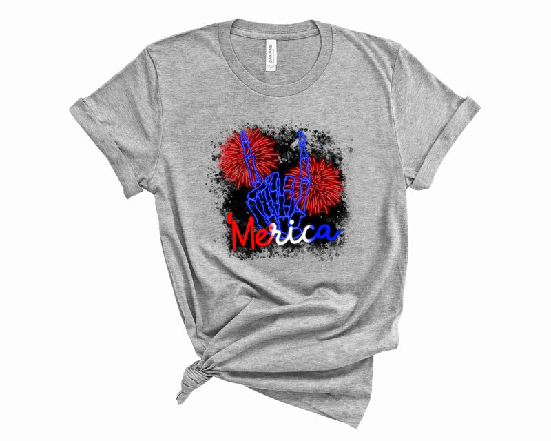 Neon 'Merica- Graphic Tee