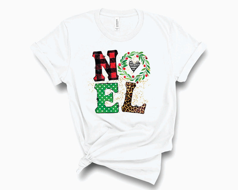 Noel Wreath Heart- Graphic Tee