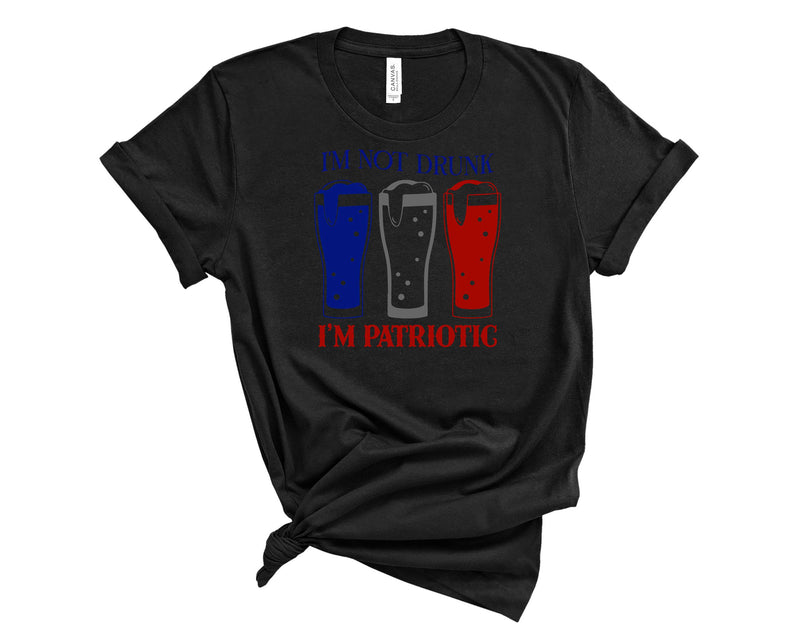 Not Drunk, Patriotic - Graphic Tee