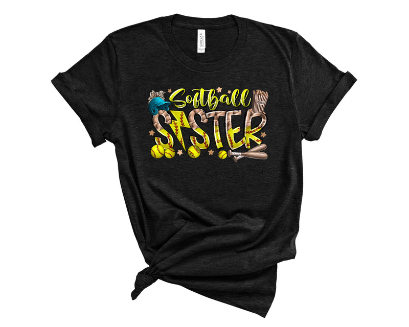 Peanut Softball Sister - Graphic Tee