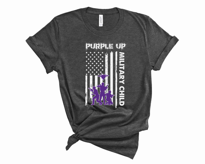 Purple Up Flag- Graphic Tee