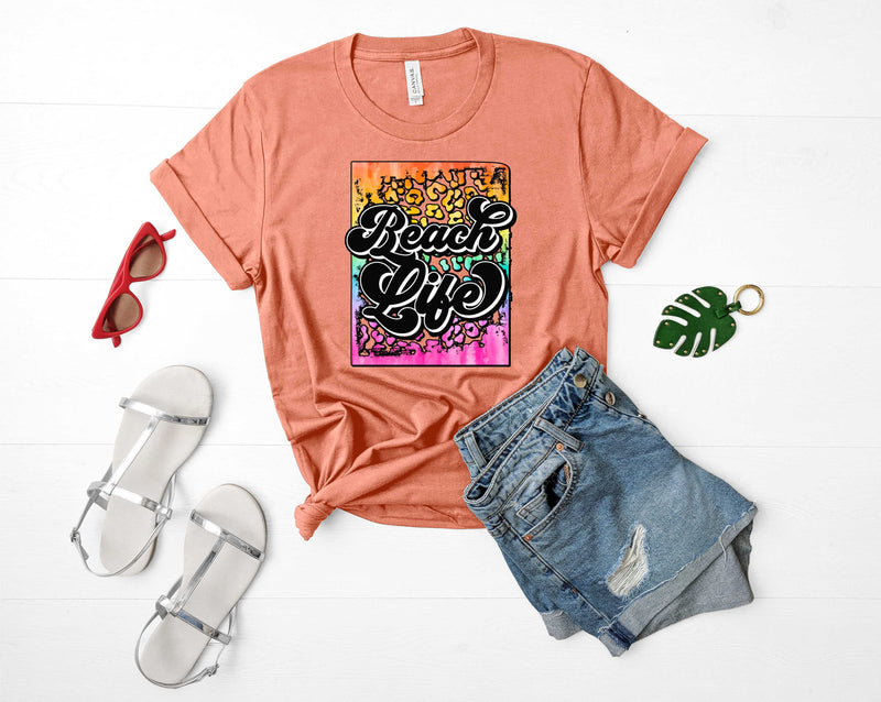 Rainbow Beach Life - Graphic Tee