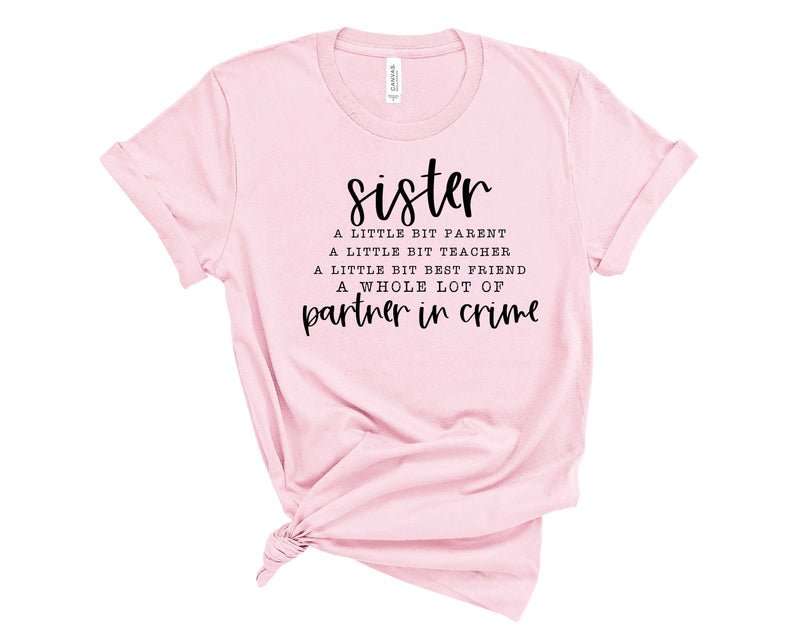 Sister Partner In Crime- Graphic Tee