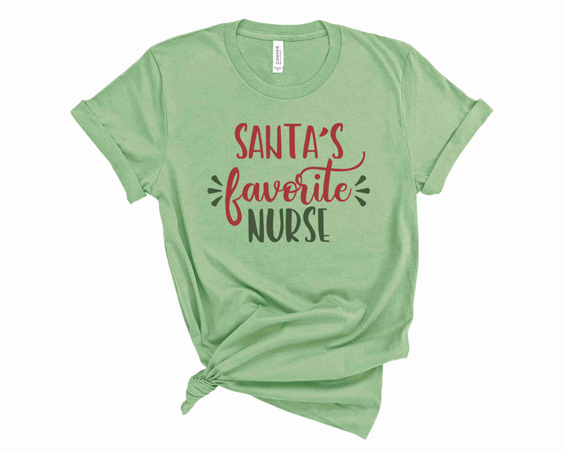 Santas Favorite Nurse  - Graphic Tee