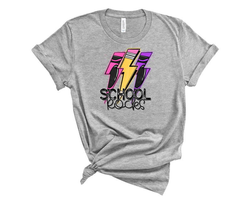 School rocks Lightning Bolt - Graphic Tee