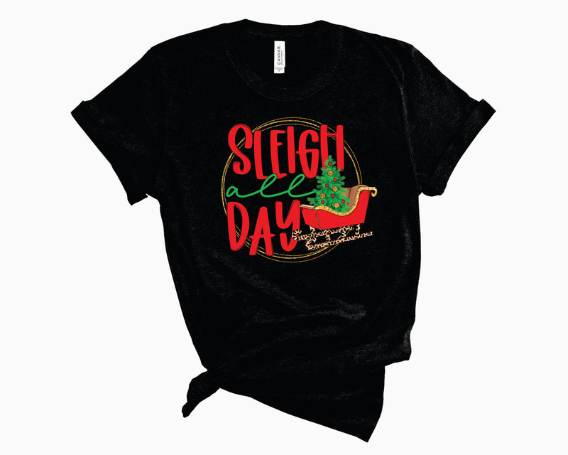 Sleigh All Day Red Leopard - Transfer
