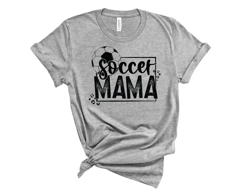Soccer Mama Grunge Leopard - Graphic Tee
