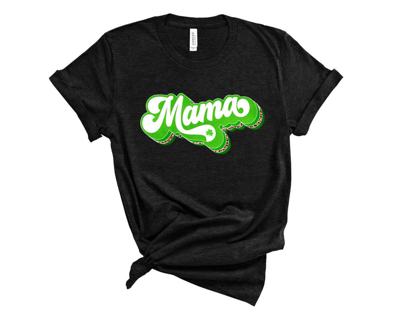 St Patricks Mama Leopard Retro- Transfer